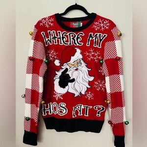 Festive Red Santa Sweater